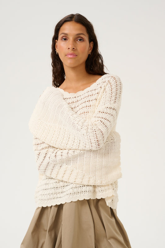 Karen By Simonsen KBVenus Pullover - Egret