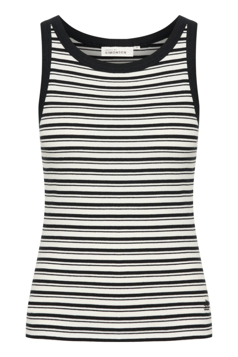 Karen By Simonsen KBOva Boat Top - Ova Black Stripe