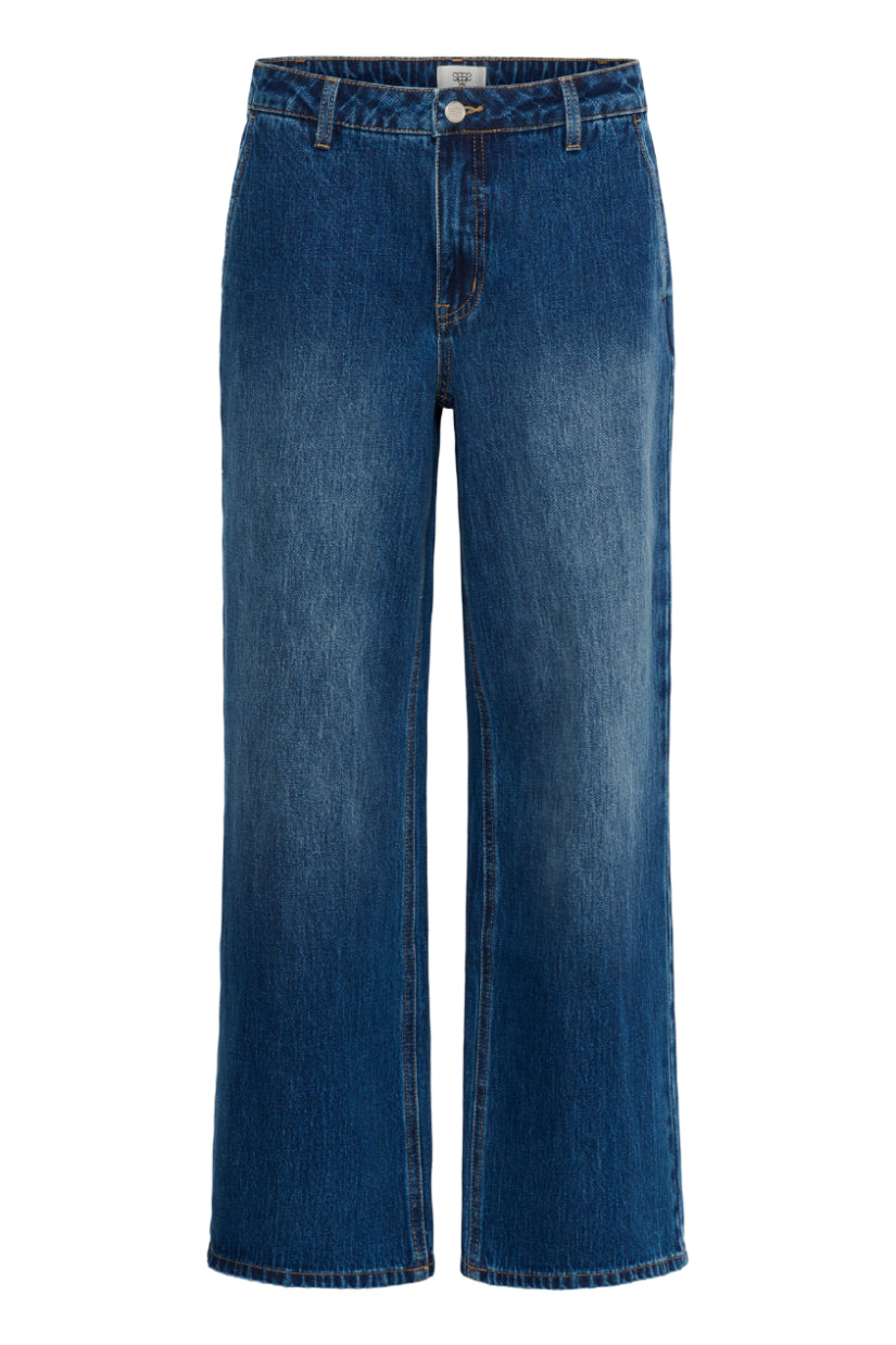 Karen By Simonsen Bonnie Jeans - Dark Blue Denim