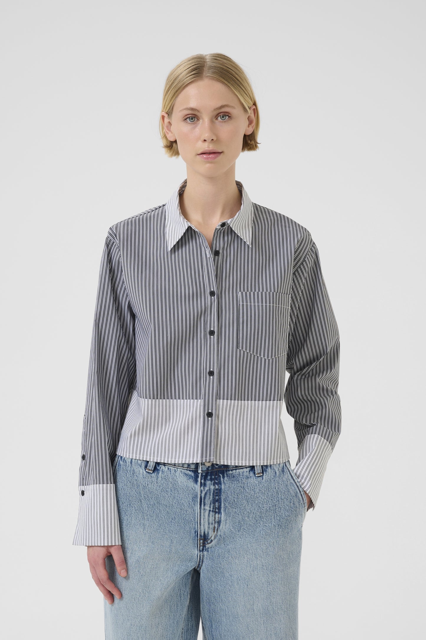 Karen By Simonsen Beatrice Shirt - Tornado Stripe