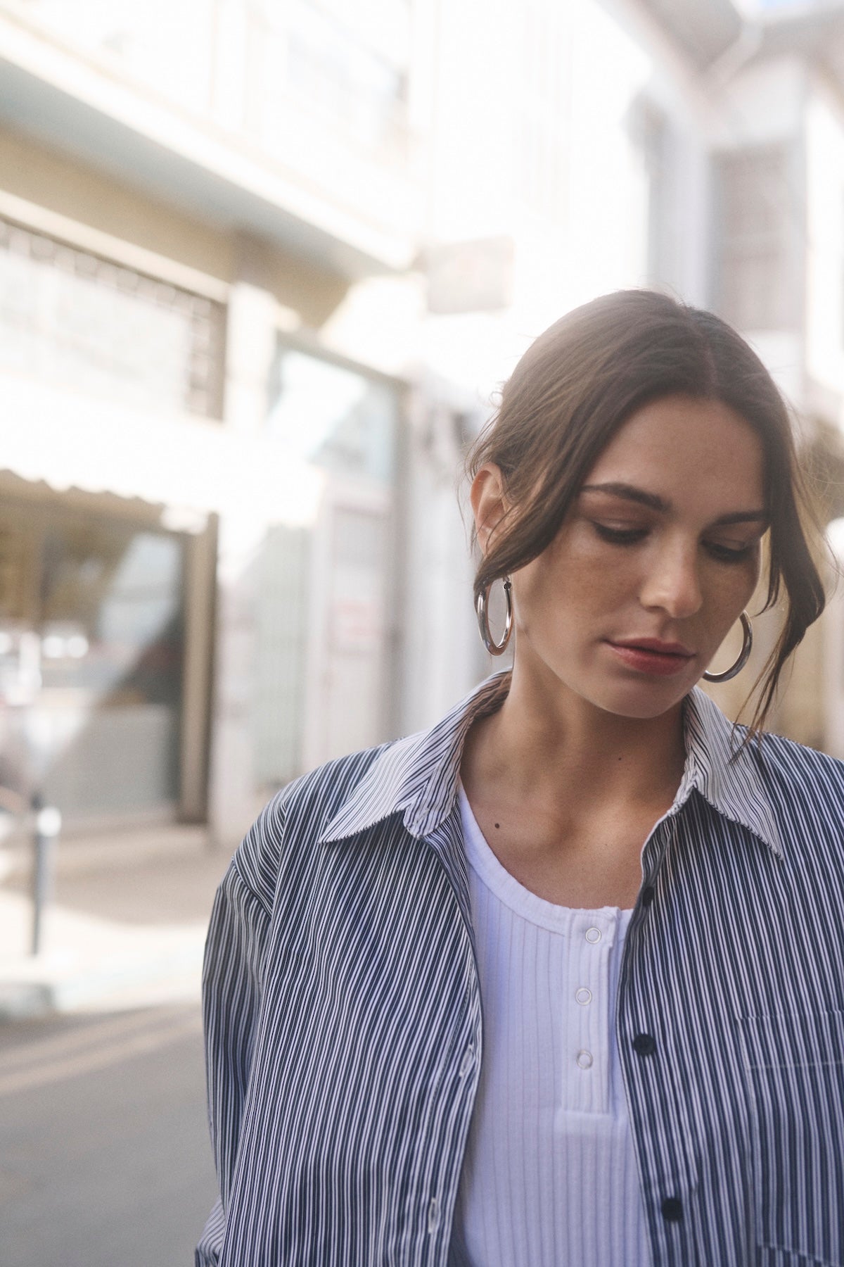 Karen By Simonsen Beatrice Shirt - Tornado Stripe