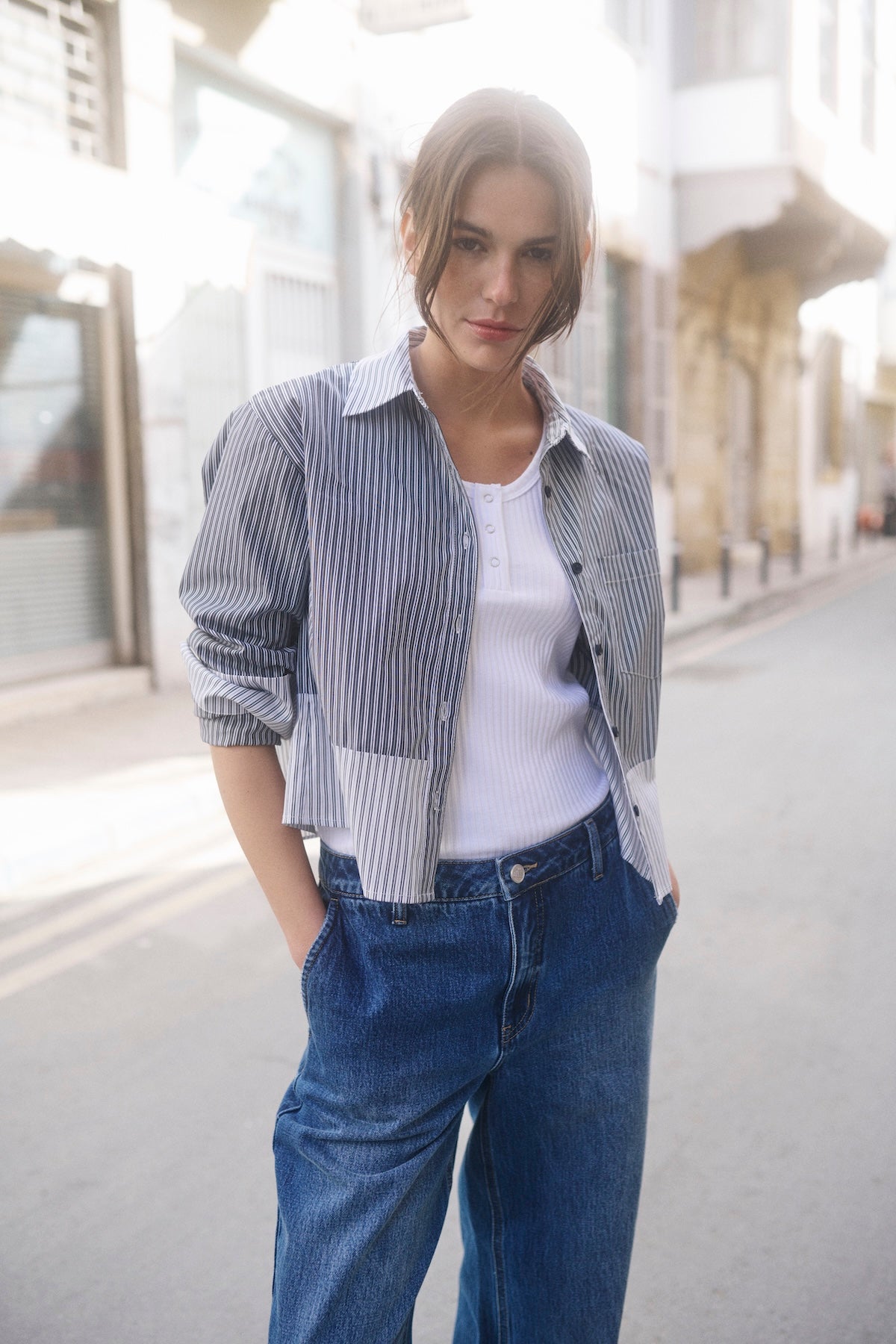 Karen By Simonsen Beatrice Shirt - Tornado Stripe
