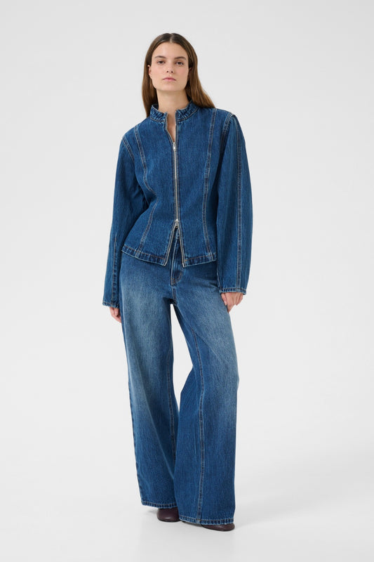 Karen By Simonsen Bonnie Jeans - Dark Blue Denim