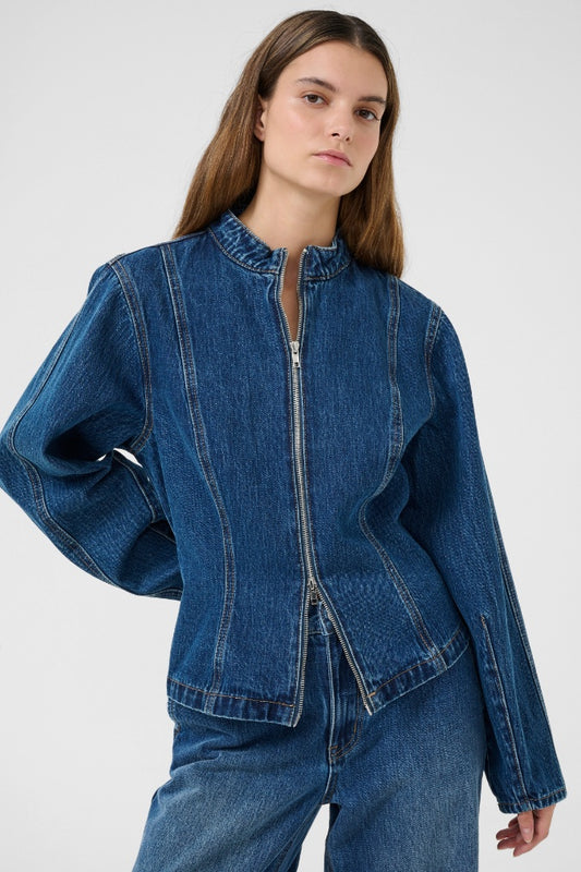 Karen By Simonsen Bonnie Jacket - Dark Blue Denim