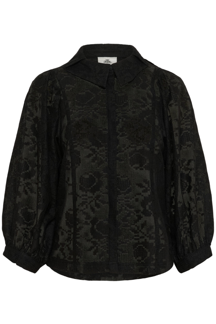 Karen By Simonsen Brynja Frosty Blouse - Meteorite