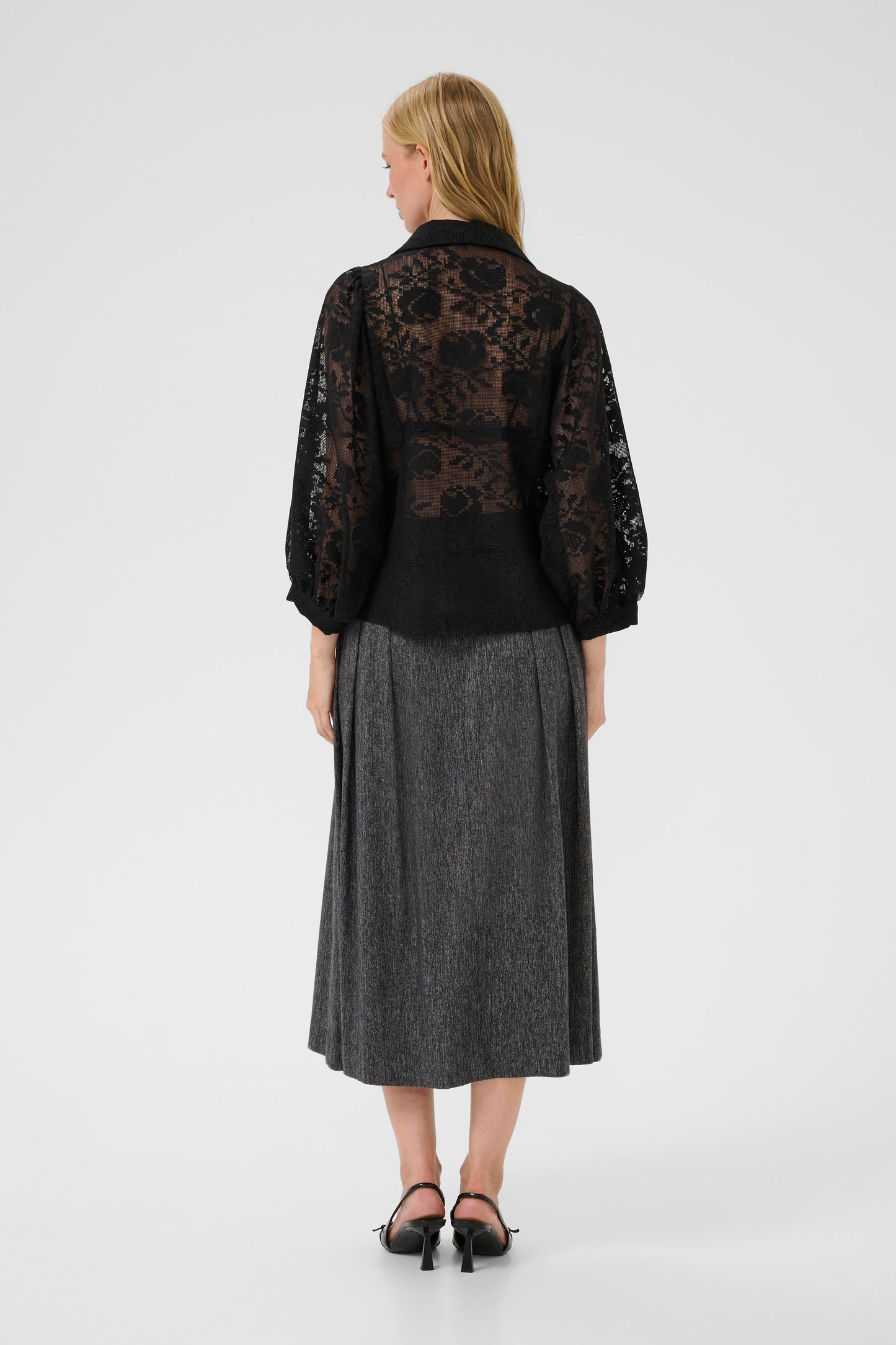 Karen By Simonsen Brynja Frosty Blouse - Meteorite