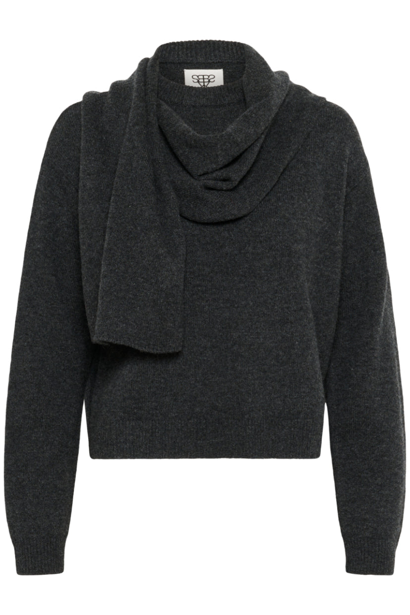 Karen By Simonsen Berenice Pullover - Dark Grey Melange