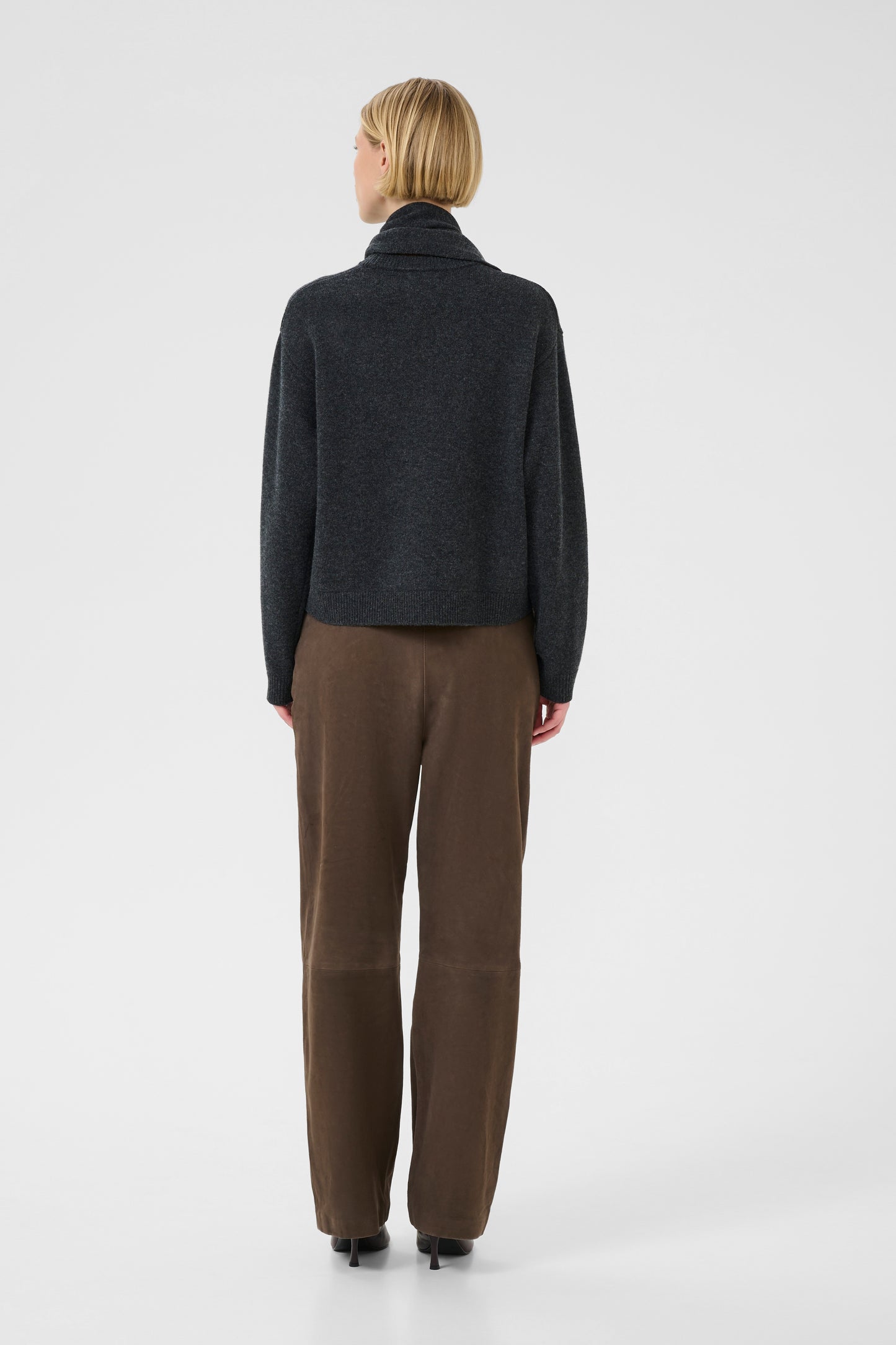 Karen By Simonsen Berenice Pullover - Dark Grey Melange
