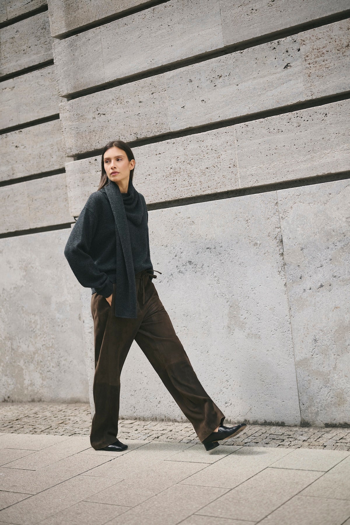 Karen By Simonsen Berenice Pullover - Dark Grey Melange