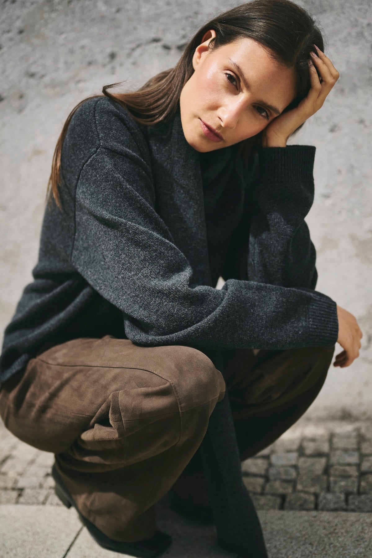 Karen By Simonsen Berenice Pullover - Dark Grey Melange