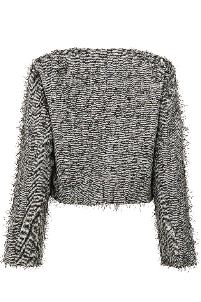 Karen By Simonsen Cora Short Blazer - Thunderstorm