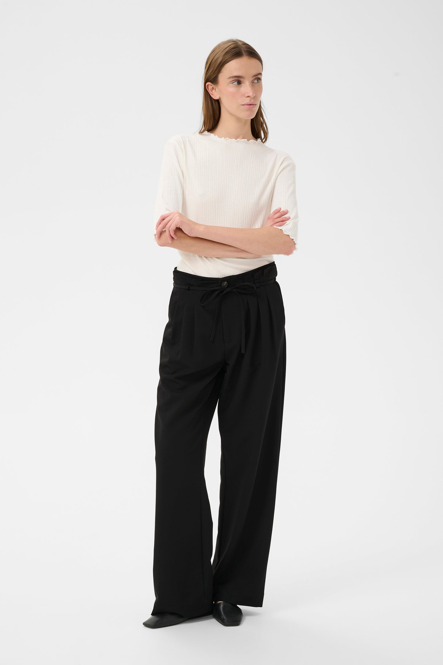 Karen By Simonsen Ro Solid Pants - Meteorite