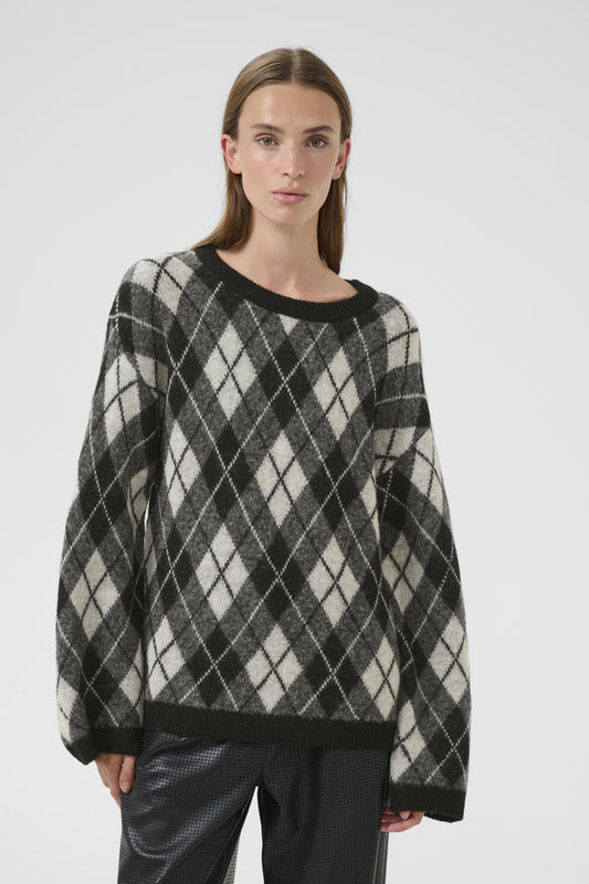 Karen By Simonsen Constantine O'Neck - Black Harlequin