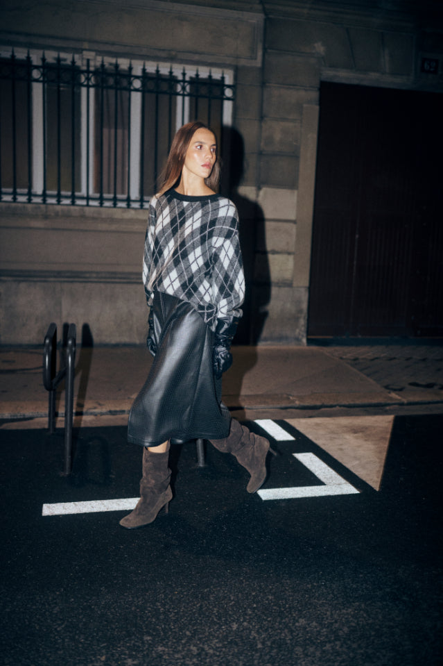 Karen By Simonsen Constantine O'Neck - Black Harlequin