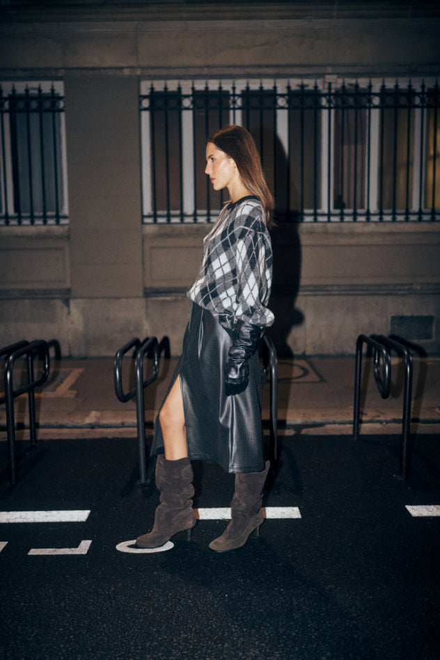 Karen By Simonsen Constantine O'Neck - Black Harlequin
