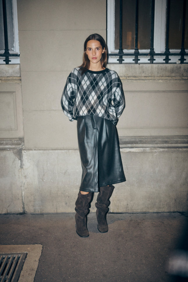 Karen By Simonsen Constantine O'Neck - Black Harlequin