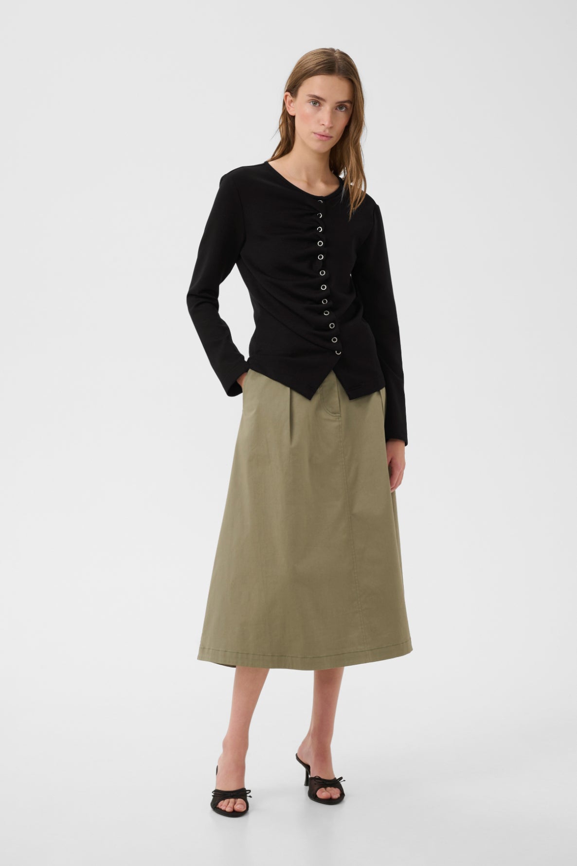 Karen By Simonsen Elizabeth LS Tee - Meteorite