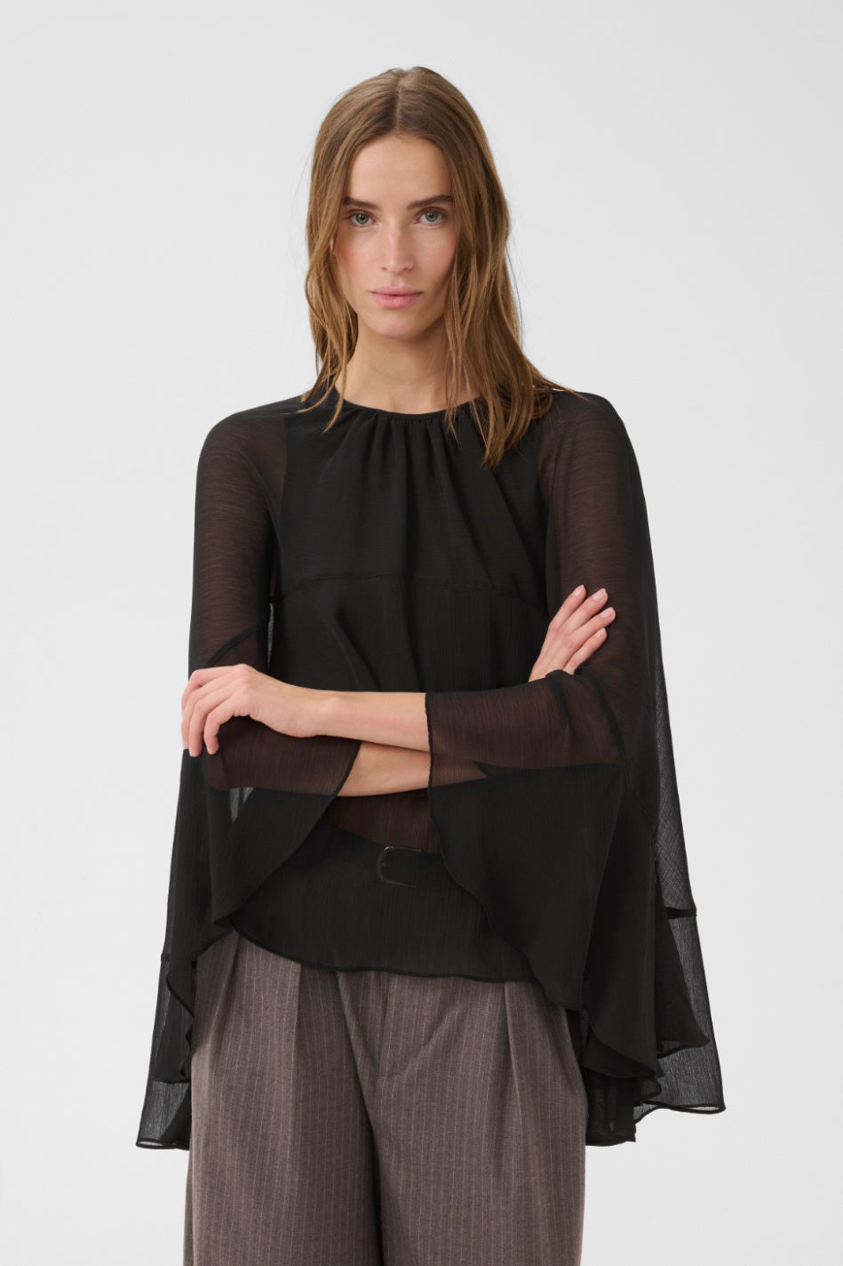 Karen By Simonsen Erica Blouse - Meteorite