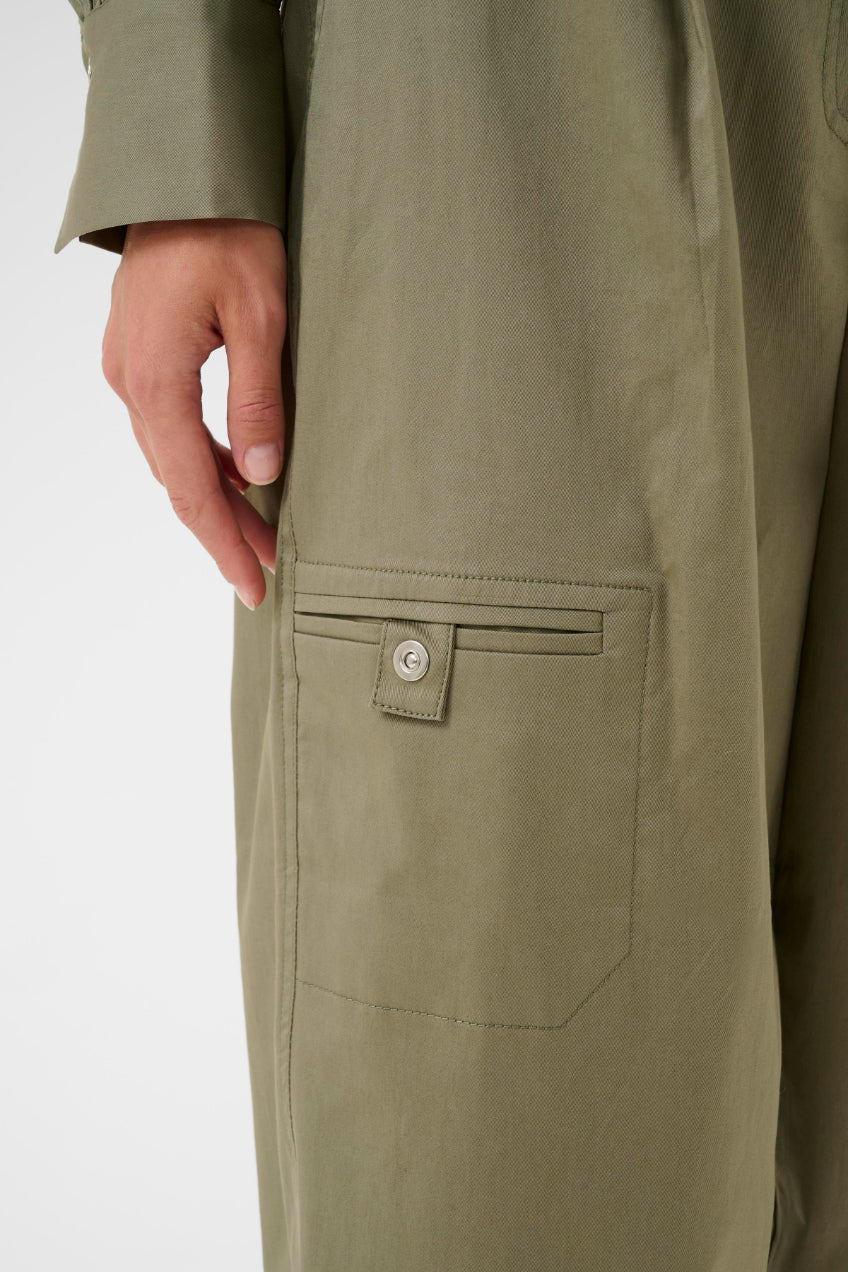 Karen By Simonsen Egina Pants - Deep Lichen Green