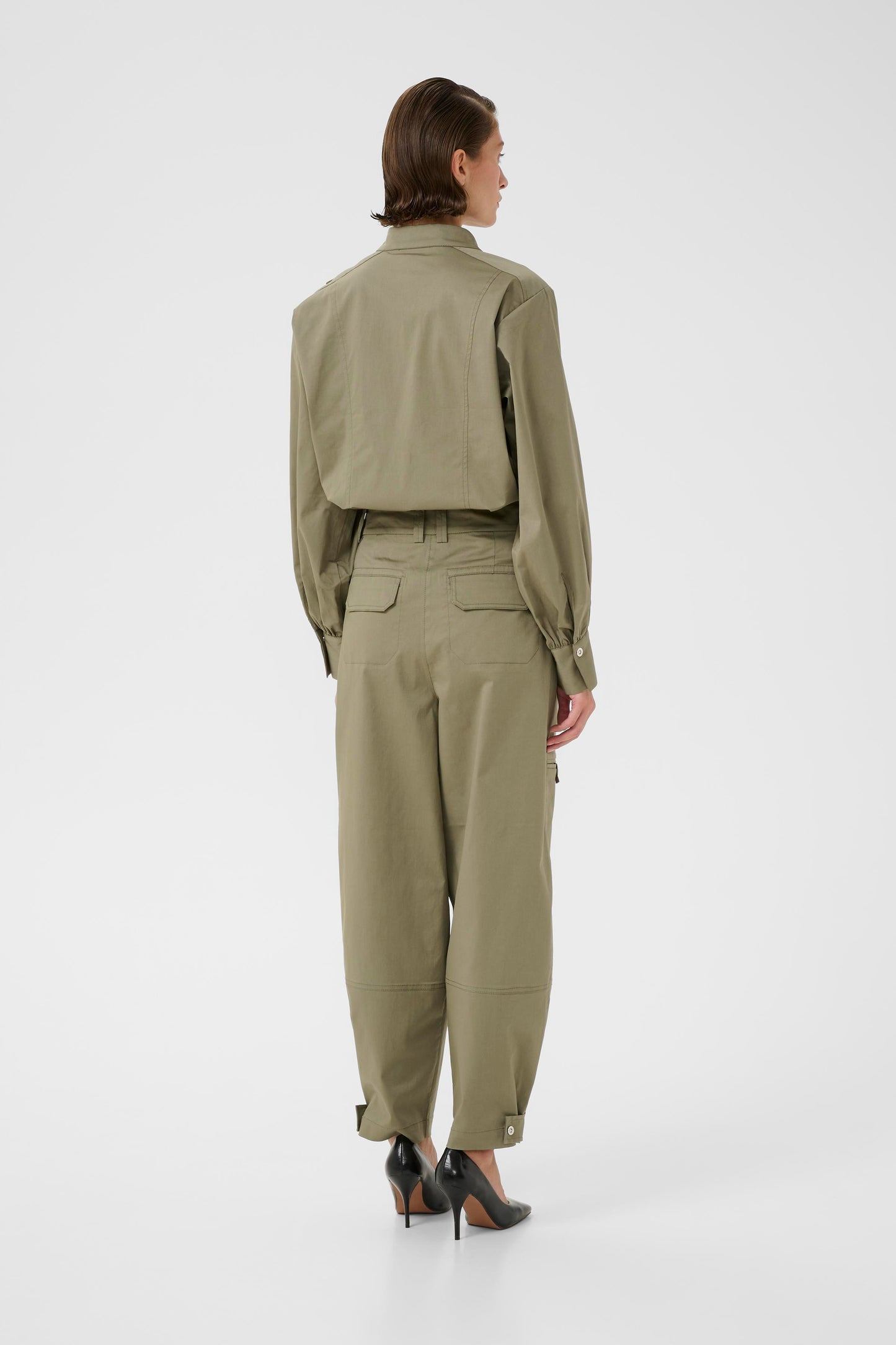Karen By Simonsen Egina Pants - Deep Lichen Green