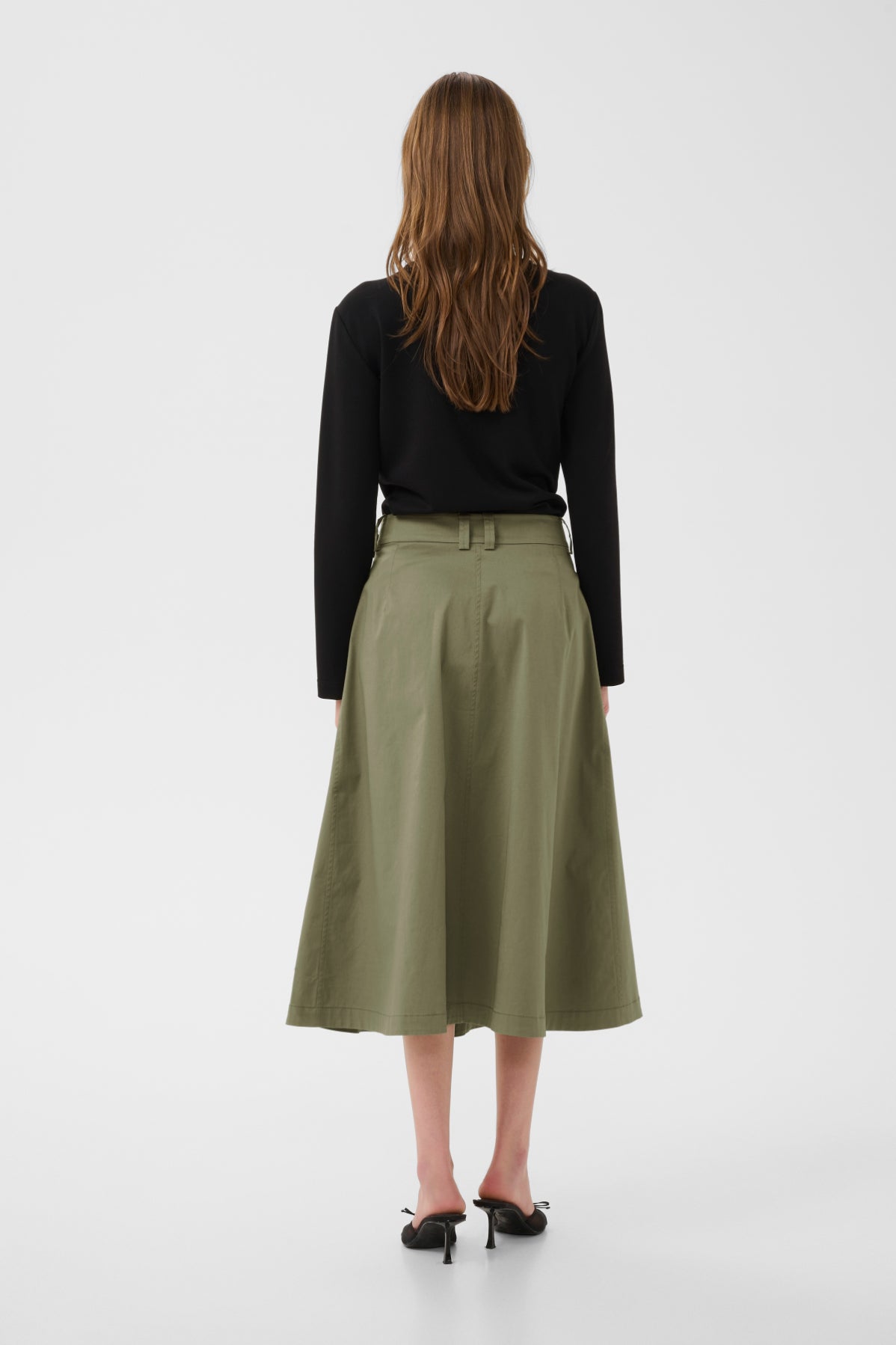Karen By Simonsen Egina Skirt - Deep Lichen Green