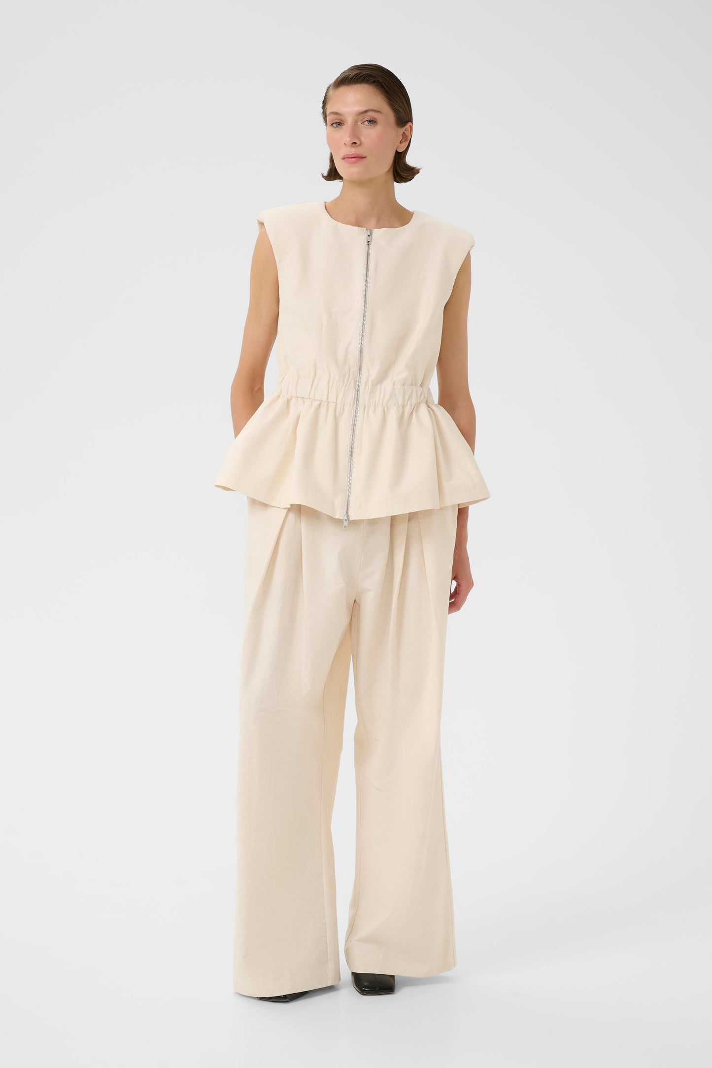 Karen By Simonsen Emery Waistcoat - Egret