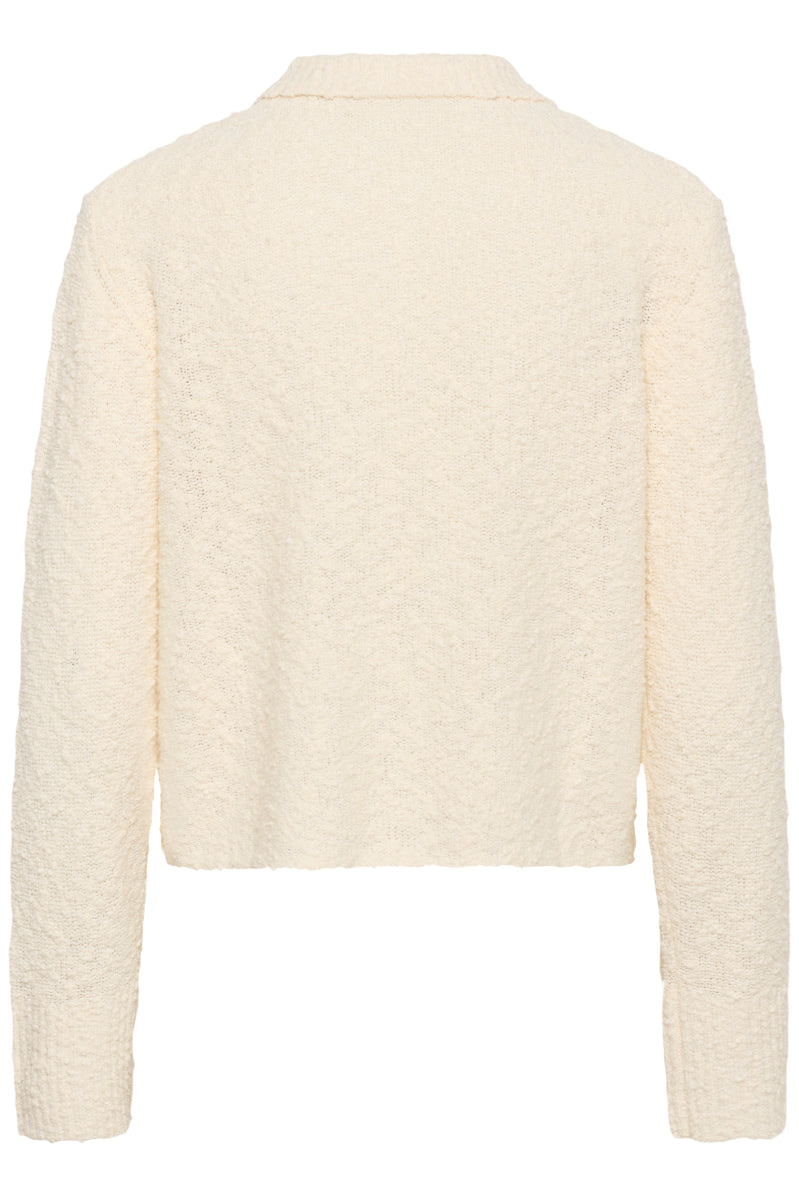 Karen By Simonsen Unice Cardigan LS - Egret