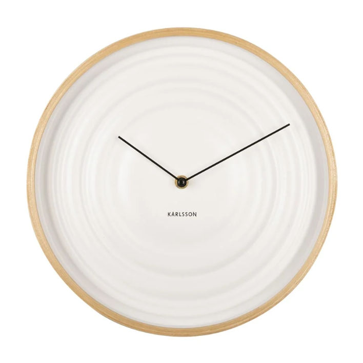 Karlsson Scandi Ribble Clock - White