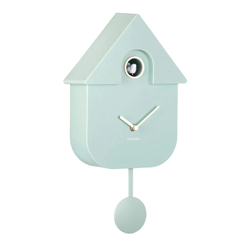 Karlsson Modern Cuckoo Clock - Soft Blue