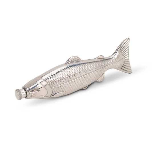 Annabel Trends Mens Hip Flask - Fish