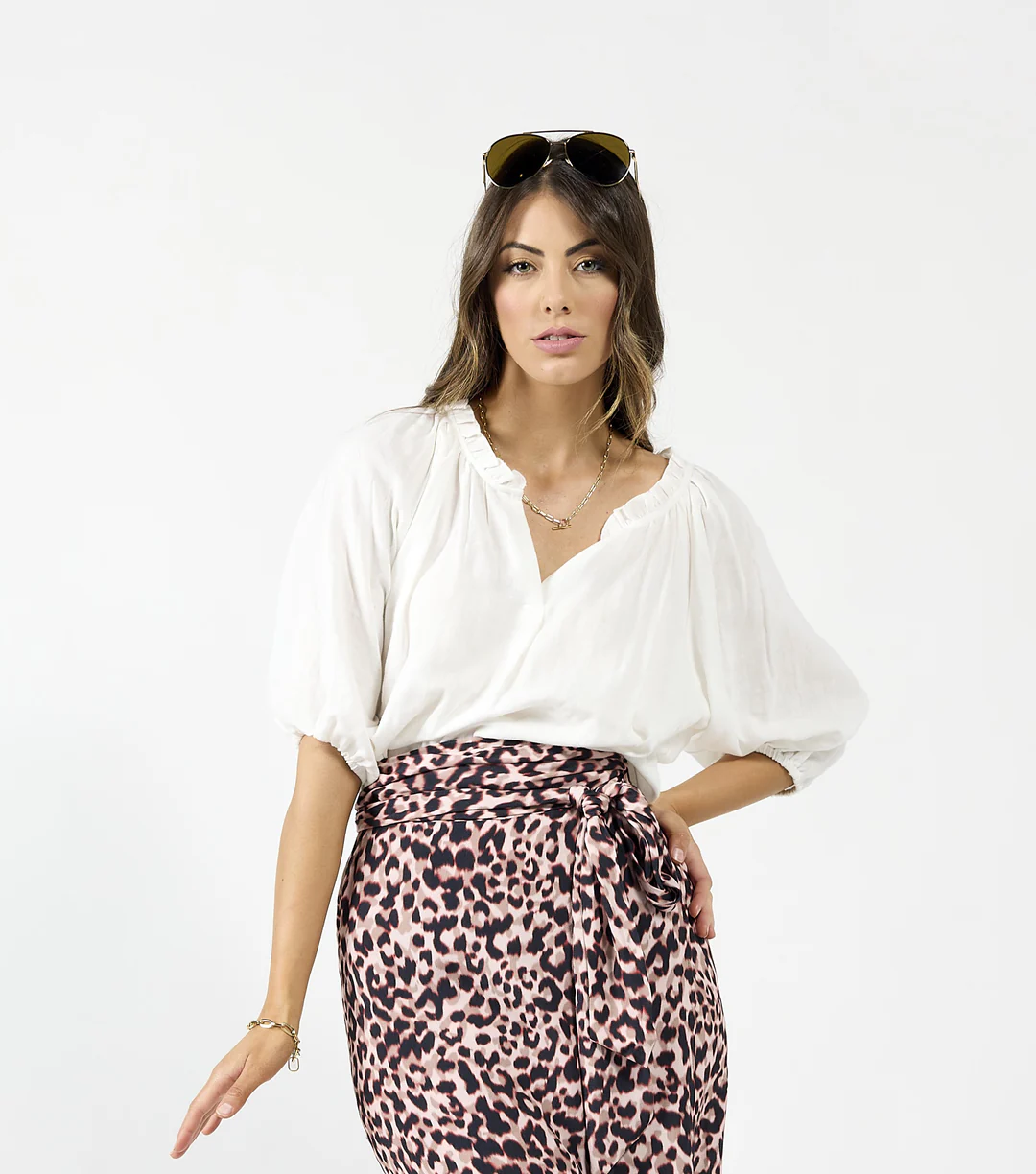 Drama The Label It's A Wrap Skirt - Animal Print