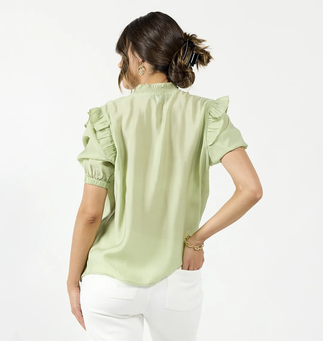 Drama The Label Bianca Blouse - Seedling