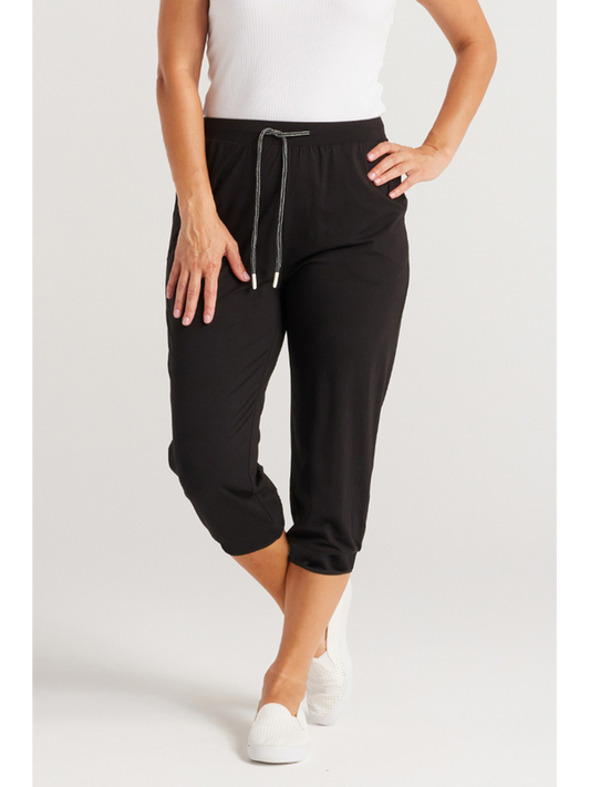 Zafina Raven Pant - Black/Black