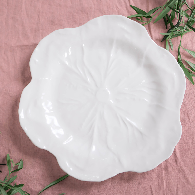 Le Forge Melamine Cabbage Round Platter