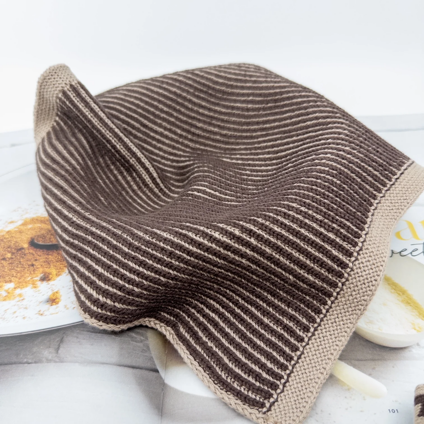 Ecovask Barista Cloths 2pk - Chocolate