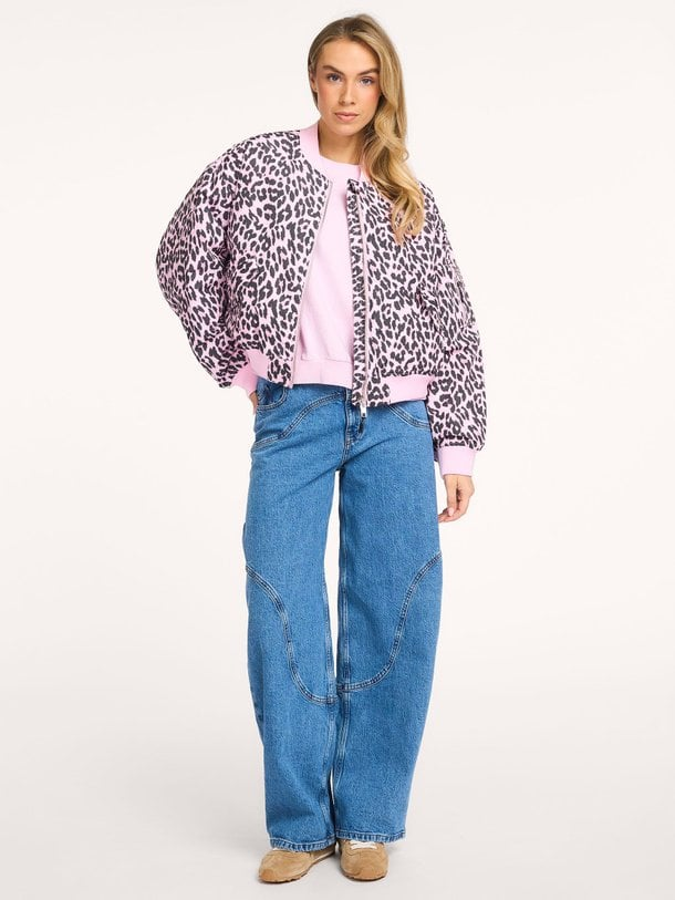 Lollys Laundry LiwLL Bomber Jacket LS - Leopard Print