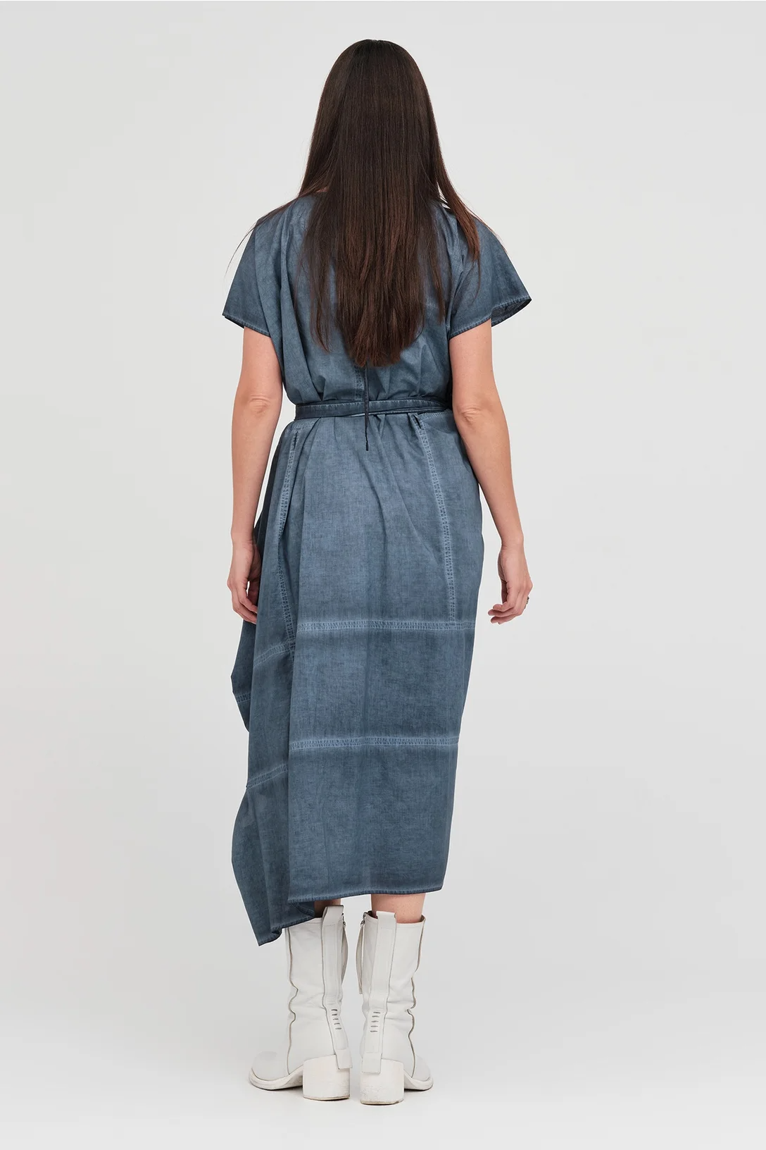 Taylor Bisect Dress - Diffused Indigo