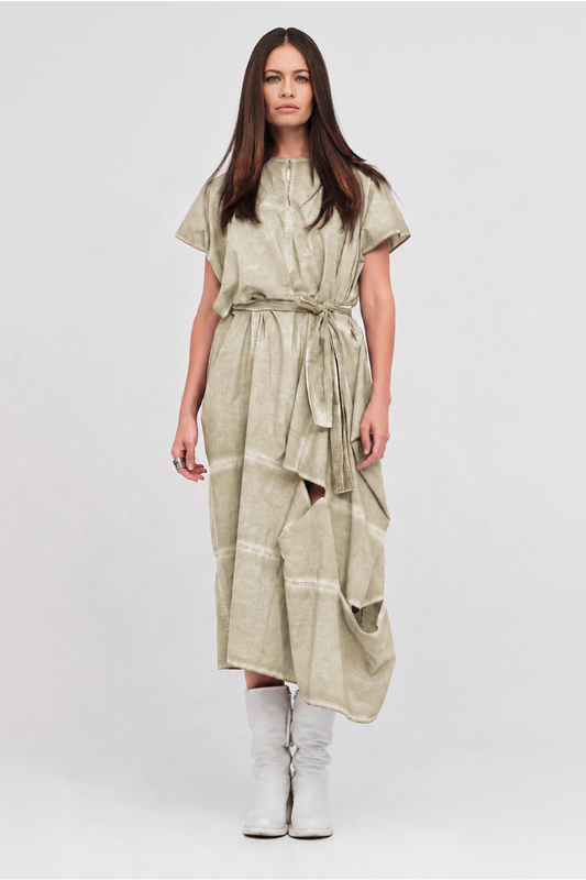 Taylor Bisect Dress - Diffused Sand