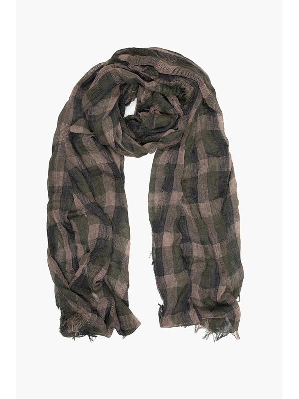 Antler Jackson Check Scarf