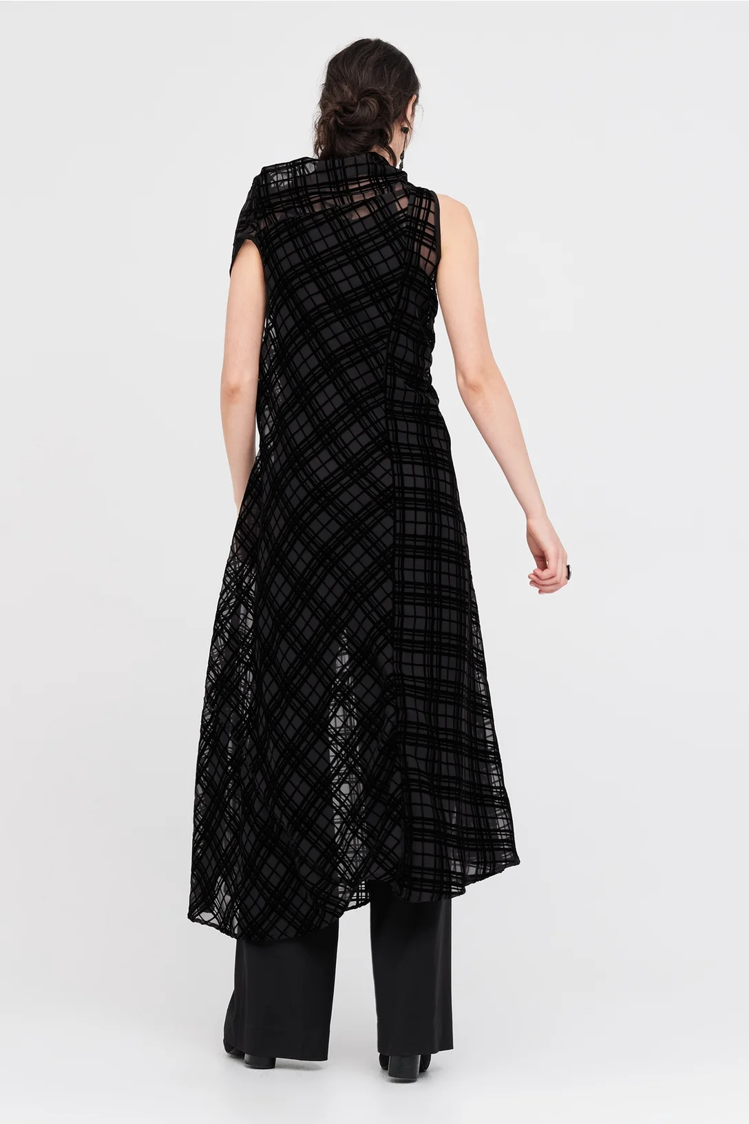 Taylor Edifice Dress - Black Check