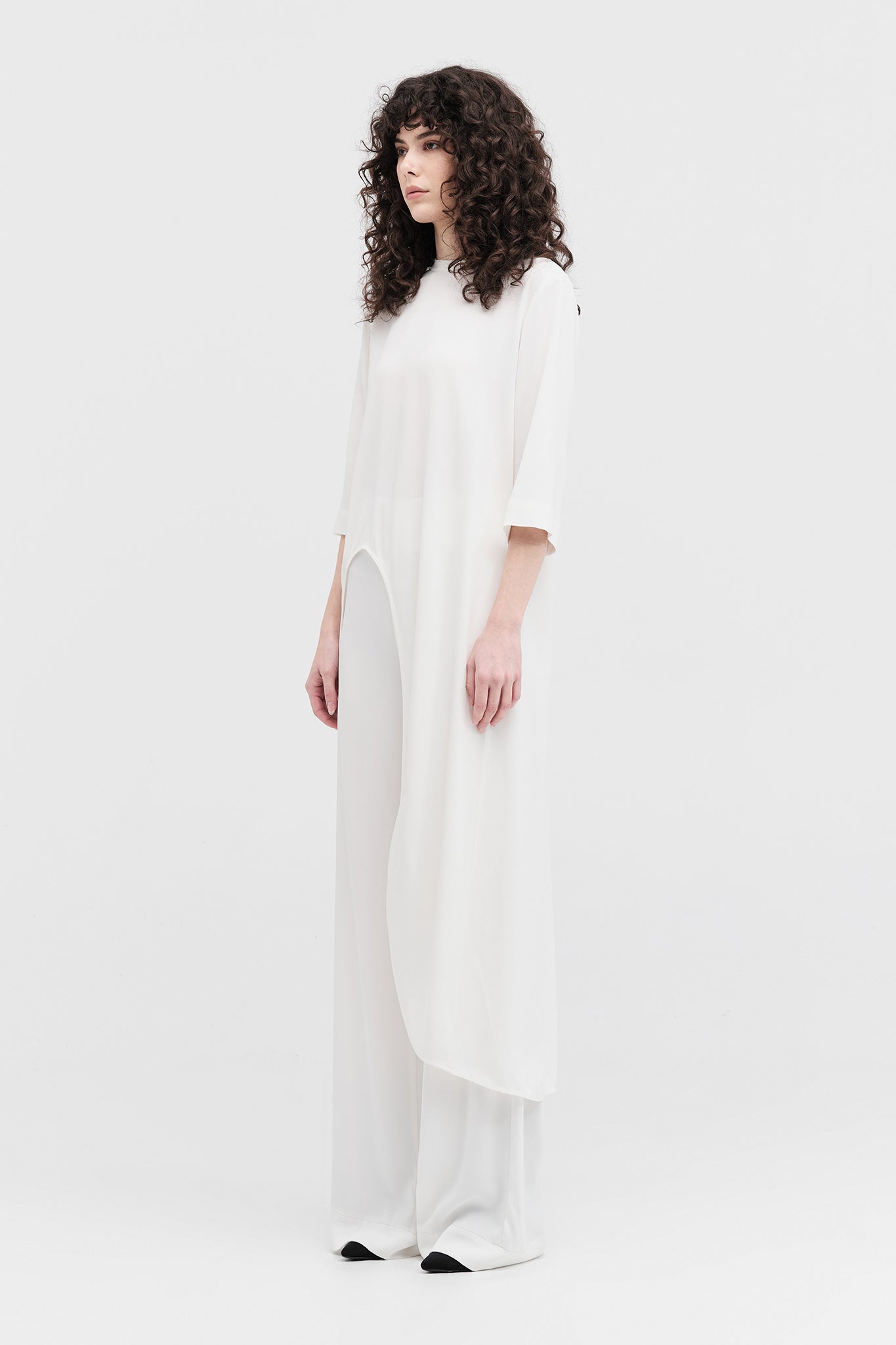 Taylor Curve Dress - Ivory