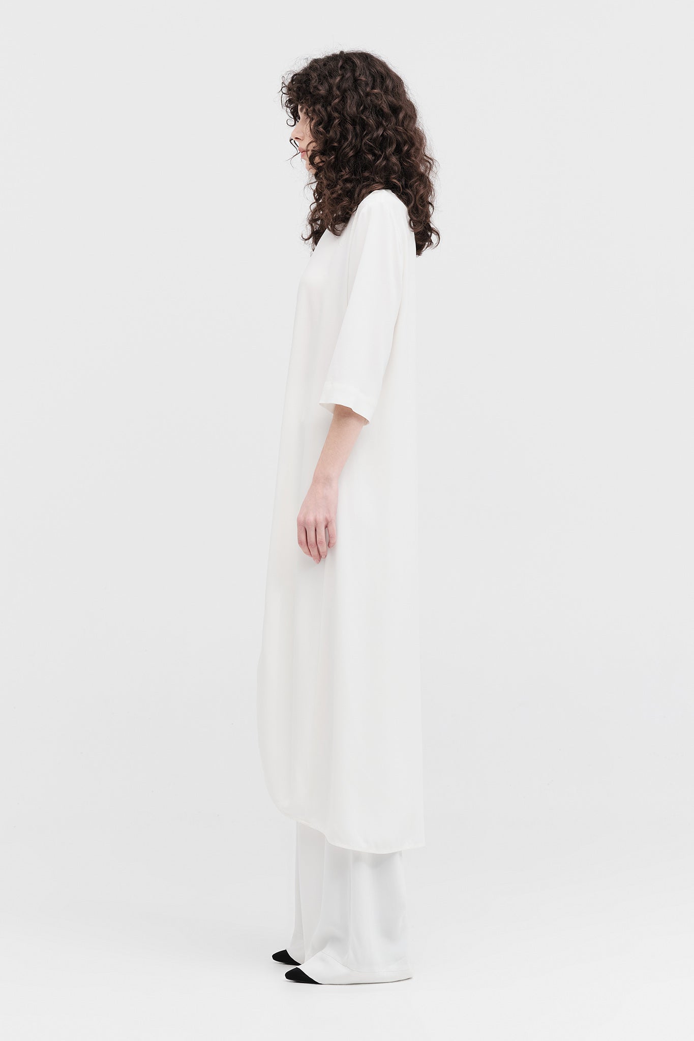 Taylor Curve Dress - Ivory