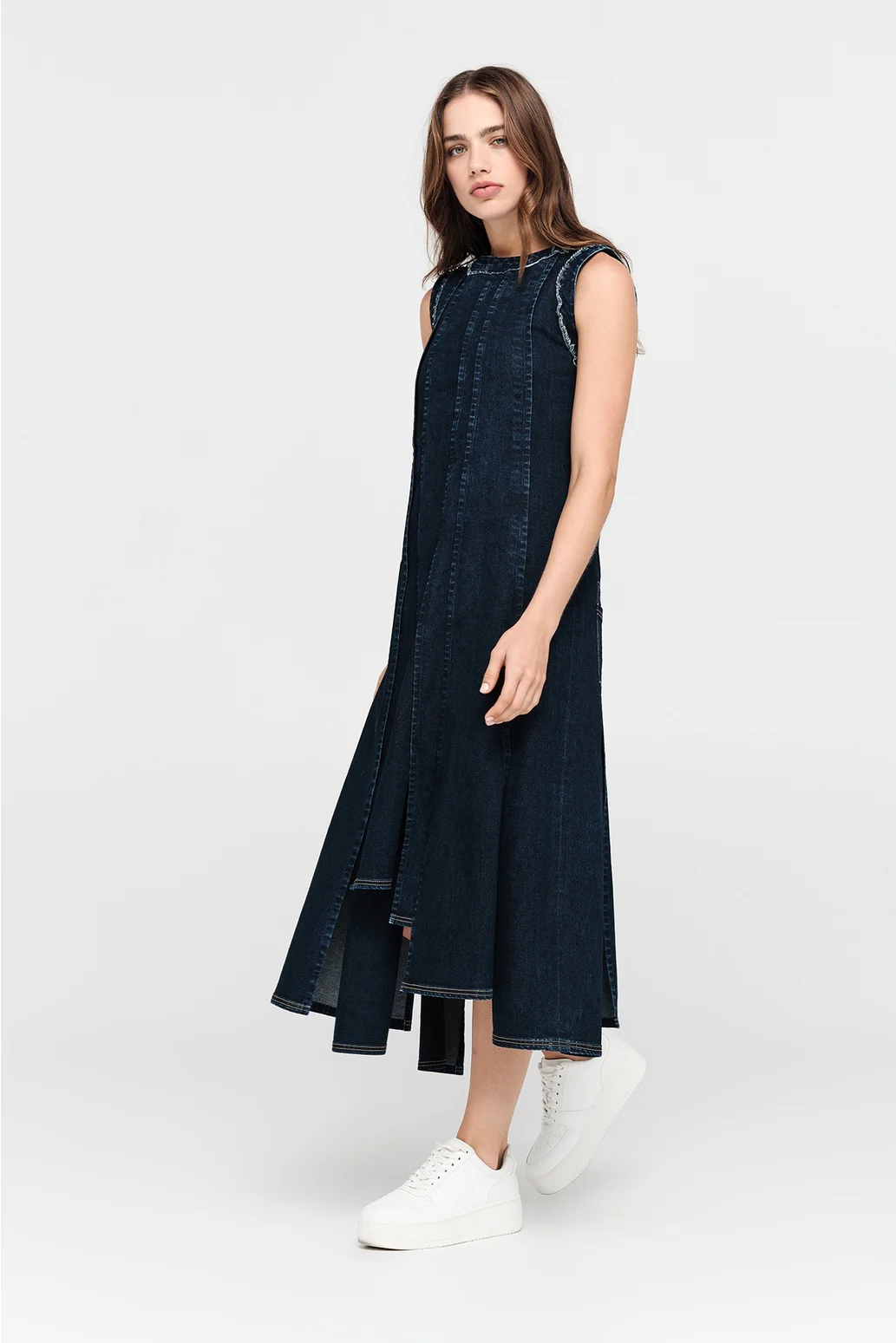 Taylor Prolong Dress - Indigo Denim