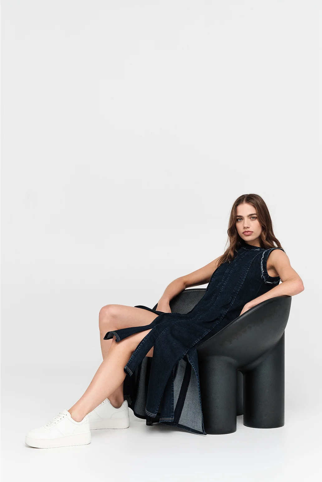 Taylor Prolong Dress - Indigo Denim