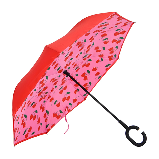 Annabel Trends Reverse Umbrella - Cherries