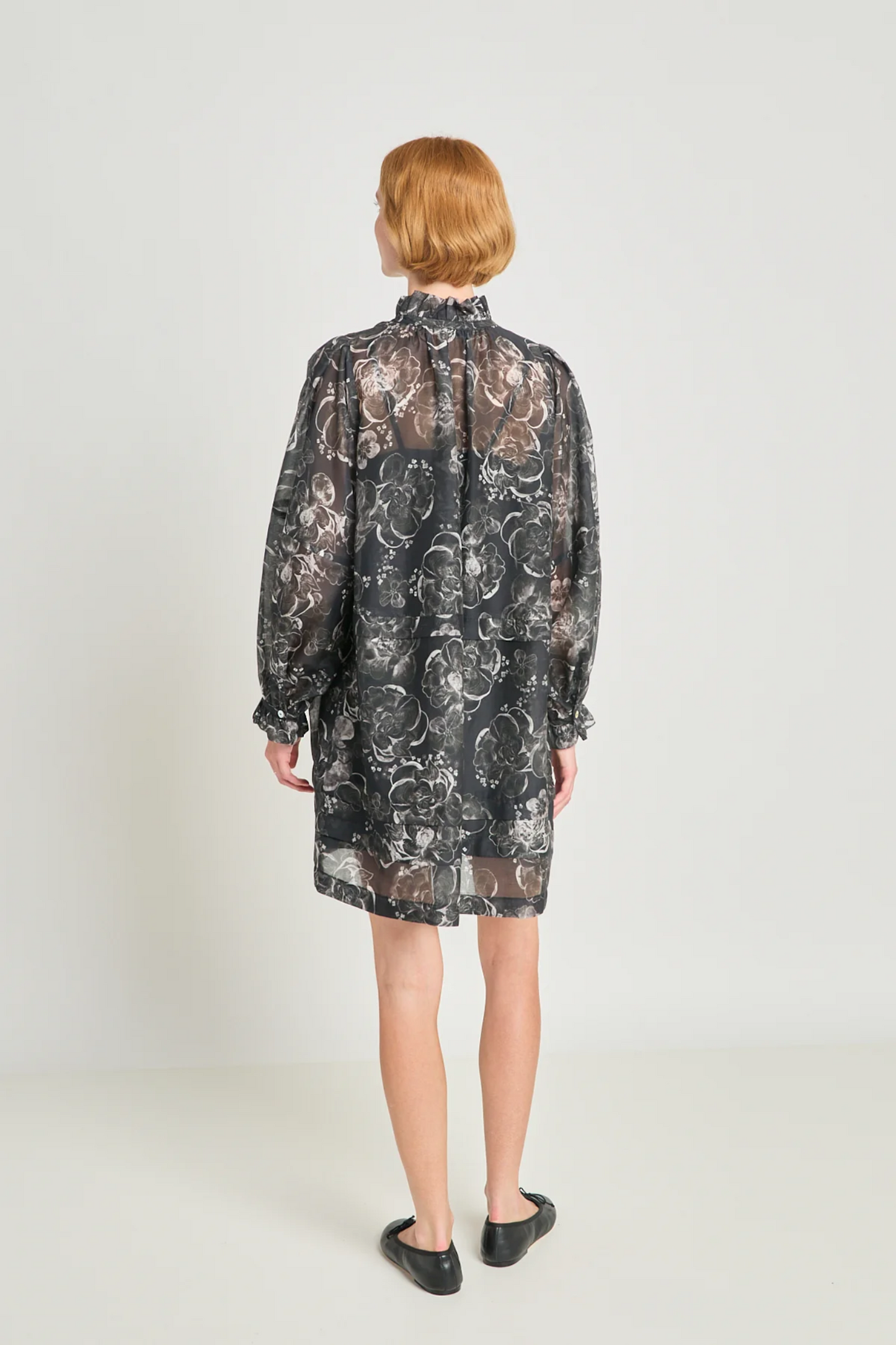 Twenty-Seven Names Character Study Dress - Black Peony