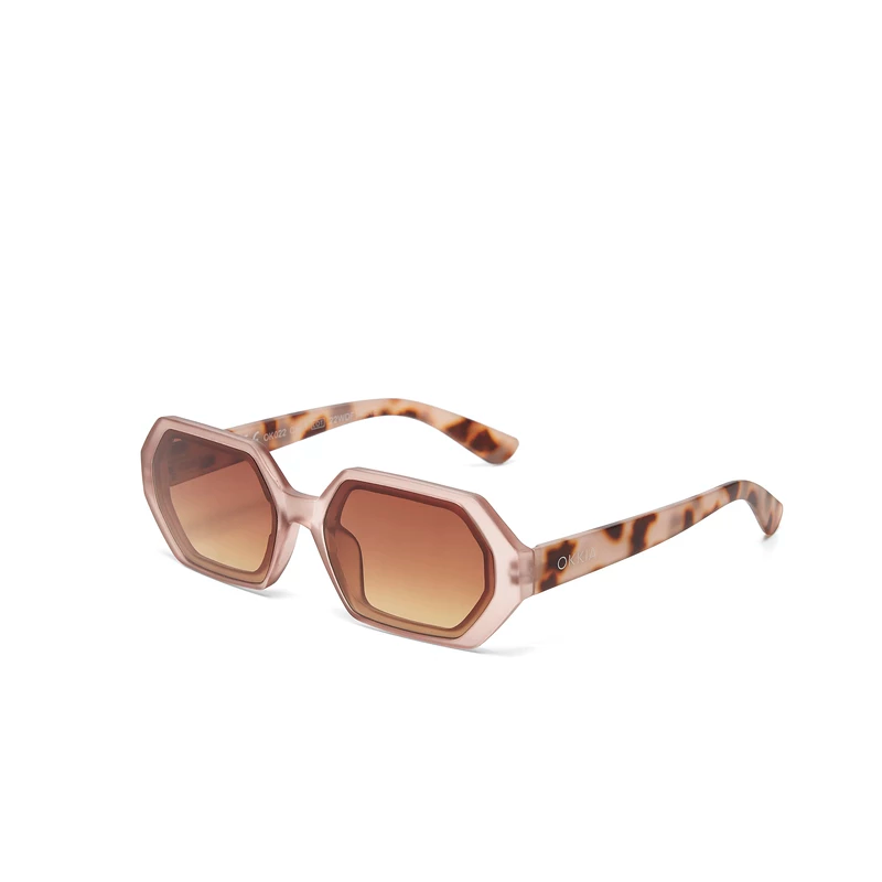 Okkia OK022 Andrea Sunglasses - Pink Havana