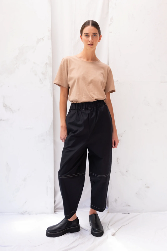 ReCreate Barrel Pant - Black