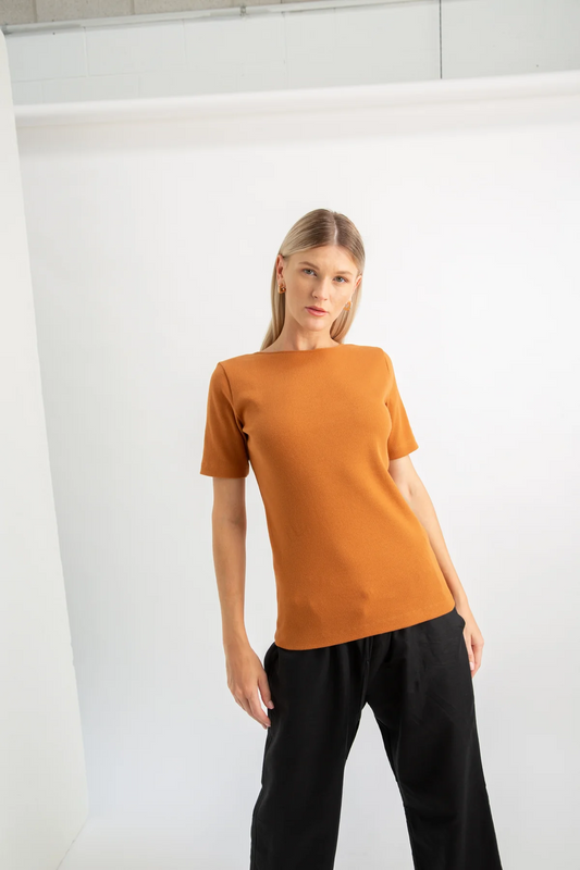 Nyne Merit T-Shirt - Cinnamon