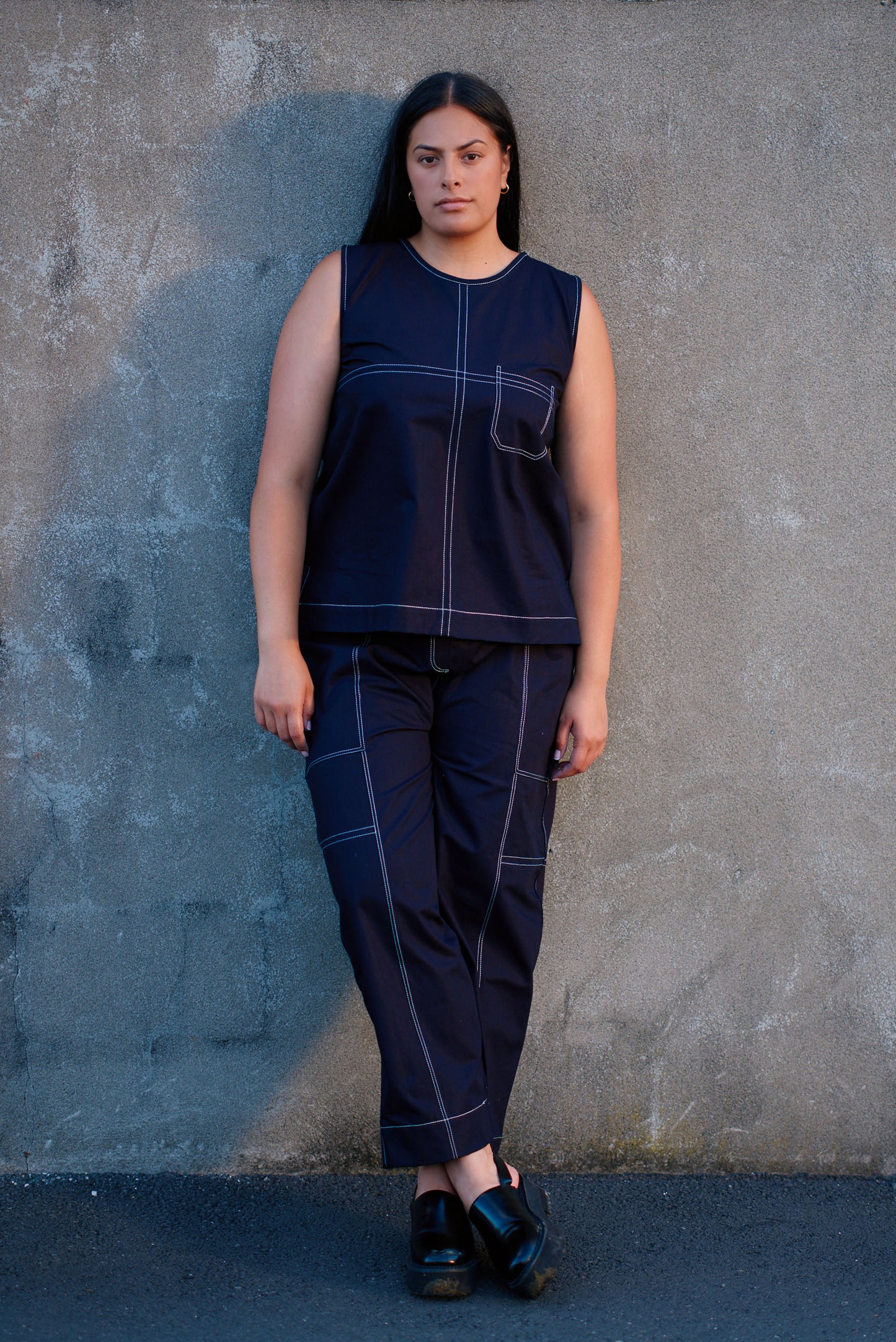 ReCreate Upside Top - Indigo
